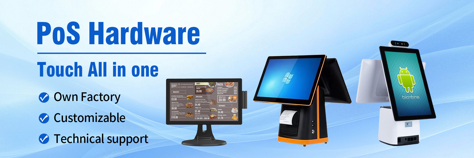 الجودة شاشة لمس نقاط البيع (POS) مصنع