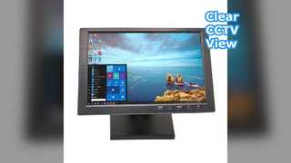 شاشة CCTV مقاس 10.1 بوصة ومكبرات صوت مزدوجة عن بعد