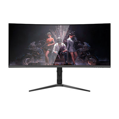 3440 × 1440 34 بوصة ألعاب شاشات LED الشاشة المنحنية 4K 165 هرتز واجهة غنية