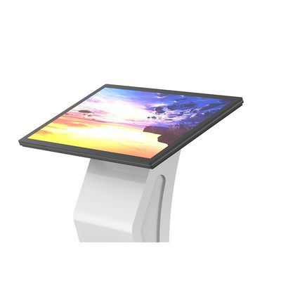 منصة الأرضية التفاعلية LCD الإشارات الرقمية الإعلانية العرض التوتيم Wayfinding 32 43 49 50 بوصة الشاشة اللمسية