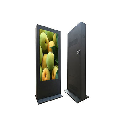 مصنع 43 بوصة داخلية أندرويد واي فاي فيديو الشاشة اللمسية الإشارات الرقمية شاشة LCD الأرضية الوقوف الإعلانية