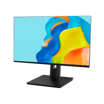 رفع وتدوير شاشات الكمبيوتر المكتبية LCD LED 23.8 24 بوصة شاشة IPS بدون إطار