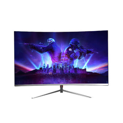 جهاز مراقبة ألعاب منحني مخصص 27 بوصة 100 هرتز 144 هرتز LED Monitor شاشة الكمبيوتر البيضاء